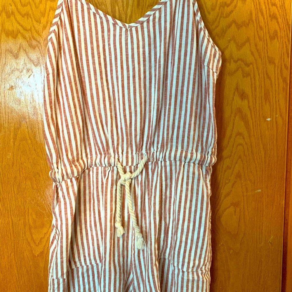 Striped romper